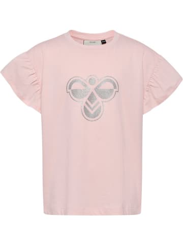 Hummel Shirt "Ruffle T-Shirt Ss Big Bee" in Lila