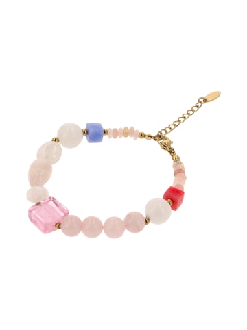 grassland Women Bracelet With Beads in Gold Multicolor
