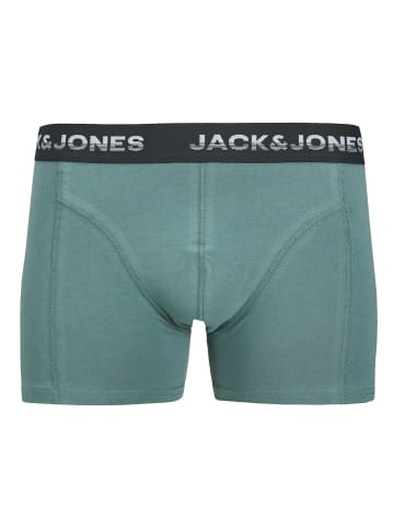 Jack & Jones Boxershort 5er Pack in Grün/Blau/Schwarz