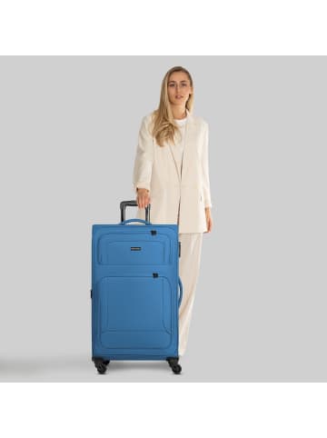 Smartbox Edition 04 4 Rollen Trolley 78 cm mit Dehnfalte slate-blue
