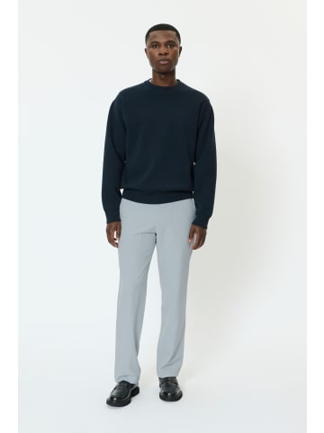 Matinique Casual Hose MAwesley Gerade Passform in Pearl Blue Melange