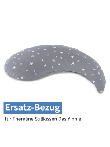 Theraline Ersatzbezug für Stillkissen Das Yinnie 135 in grau,motiv