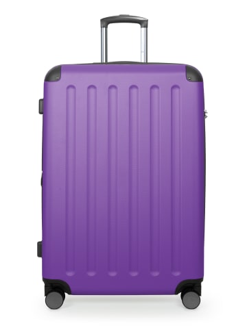 Hauptstadtkoffer Spree - Großer Koffer erweiterbar XL Trolley Aufgabegepäck, TSA, in Lila
