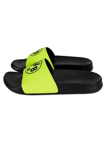 BVB BVB Badeschlappen Logo neon in Schwarz