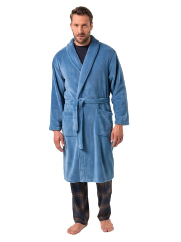 JP1880 Bademantel in denimblau