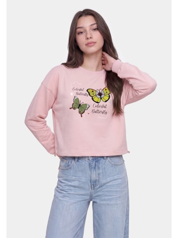 myMo Women Sweatshirt in Light Rose