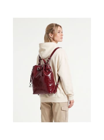 Half Logo City Rucksack 34 cm rot