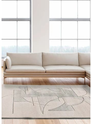 Atticgo Kurzflor-Teppich LENA in creme