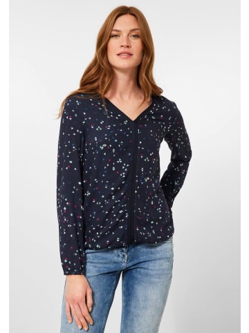 Cecil Langarmbluse in night sky blue