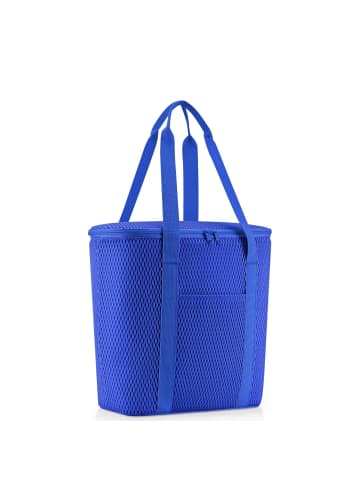 Reisenthel thermo shopper - Kühltasche 38 cm (summerstripes coffee) in mesh royal blue