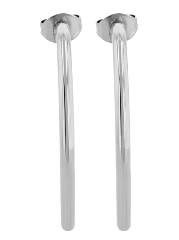 Adeliás Damen Ohrringe aus Titan in silber