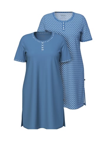 Ulla Popken Nachthemd in denimblau
