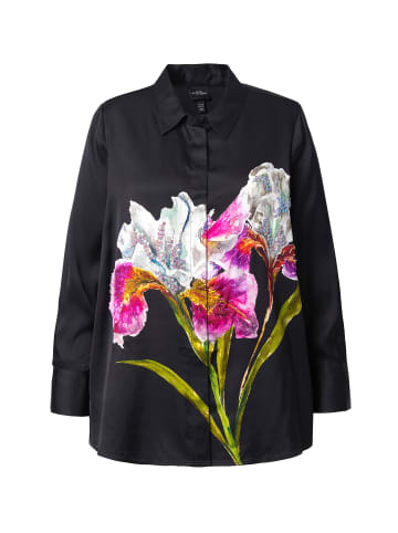 Ulla Popken Hemdbluse in schwarz