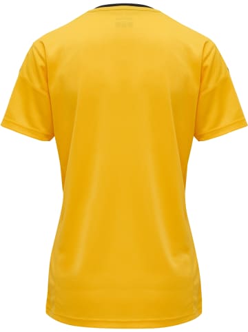 Hummel Hummel T-Shirt Hmlauthentic Multisport Damen Atmungsaktiv Feuchtigkeitsabsorbierenden in SPORTS YELLOW/BLACK