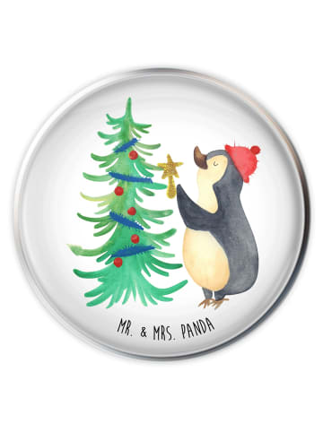Mr. & Mrs. Panda Stöpsel Pinguin Weihnachtsbaum ohne Spruch in Weiß