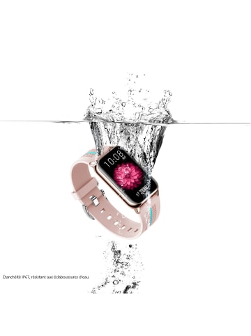Platyne Multifunktionale Smartwatch in Rosa