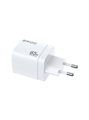 Wisam BWOO CDA147PD Wandladegerät 65W 2x USB-C Anschluss + USB-A weiß