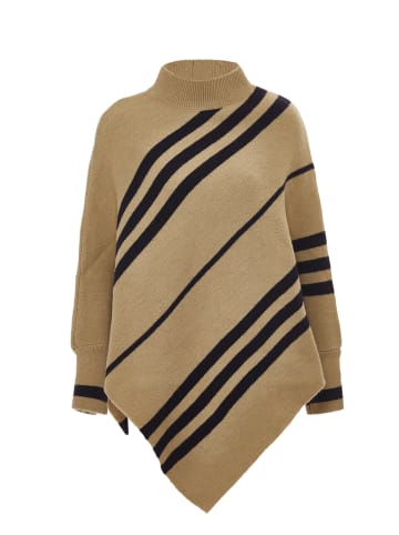 ALARY Poncho in Beige