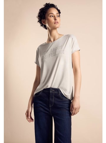 Street One T-Shirt in smooth sand beige