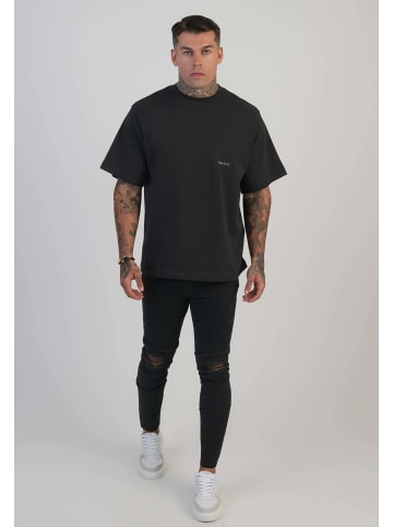 SikSilk Jeans Distressed Skinny - Skinny Fit - in Black