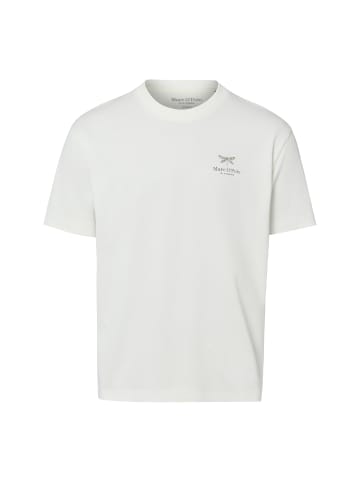 Marc O'Polo T-Shirt in ecru schoko - 0001