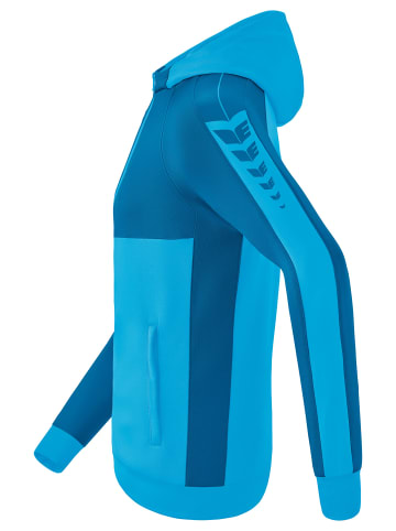erima Kinder Six Wings Trainingsjacke mit Kapuze in curacao/mykonos