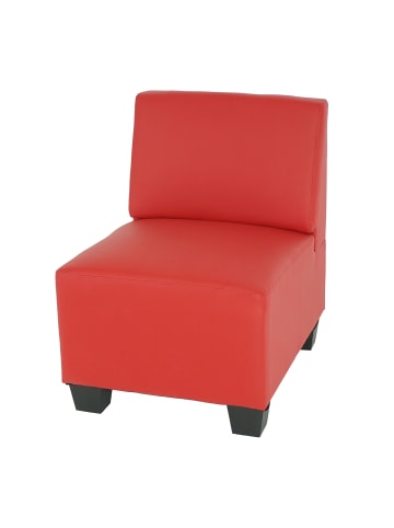 MCW Modular Sofa-System Moncalieri 3-1-1-1, Sessel ohne Armlehnen, rot