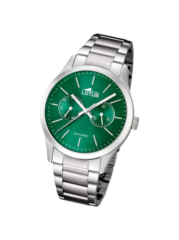 Lotus Analog-Armbanduhr Lotus Minimalist silber groß (ca. 42mm)