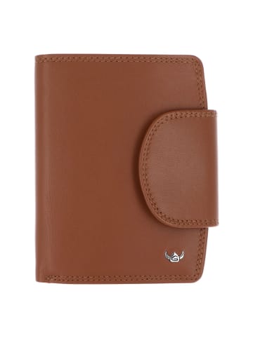 Golden Head Polo Geldbörse RFID Schutz Leder 12.5 cm in cognac