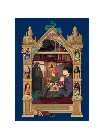 Ravensburger Puzzle 1.000 Teile Harry Potter auf dem Weg nach Hogwarts Ab 14 Jahre in bunt