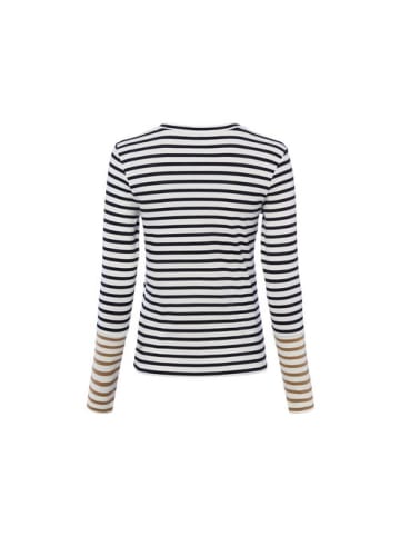 MARC CAIN SPORTS Langarmshirt in schwarz braun