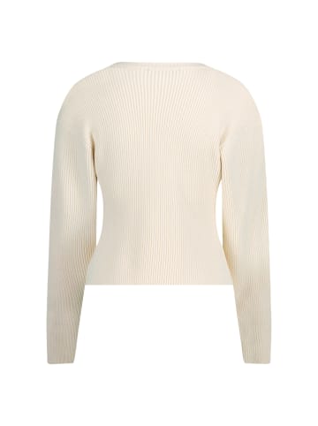 Zero Pullover mit Perlen in Eggnog