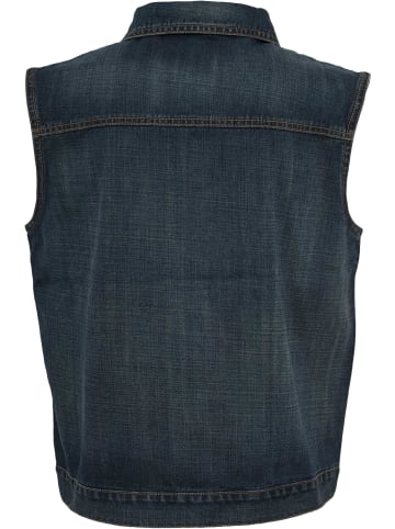 Urban Classics Jeans-Westen in denimblue