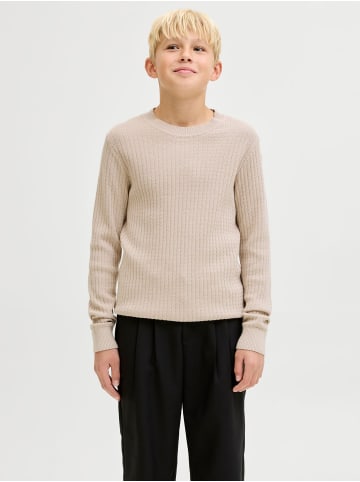 JACK & JONES Junior Strickpullover in Simply Taupe