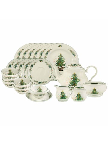 Seltmann Weiden 22er Set Teeservice Marieluise Weihnachten in bunt