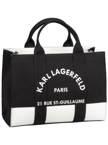 Karl Lagerfeld Handtasche K/RSG Square MD Col. Block in Cannoli Cream/Black