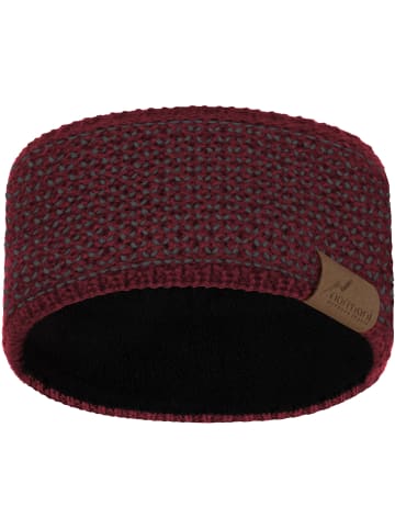 Normani Outdoor Sports Stirnband Lillpite in Rot/Anthrazit