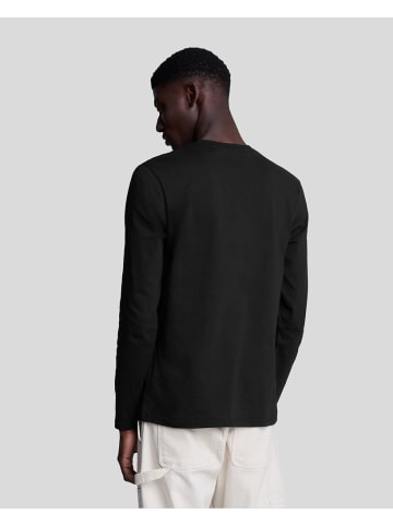 Lyle & Scott Langarmshirt in Schwarz