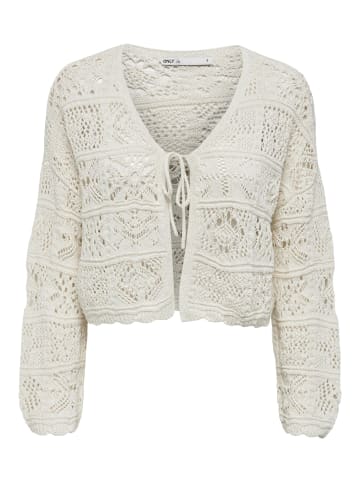 ONLY Strickjacke in Cloud Dancer