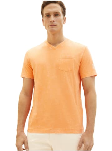 Tom Tailor Rundhals T-Shirt für Damen in orange