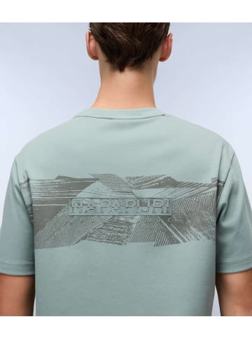 Napapijri T-Shirt "S-Vanni Ss" in Grün