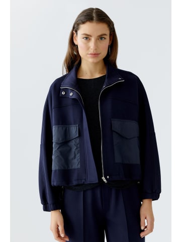 Oui Jacke aus Scuba Qualität in Darkblue