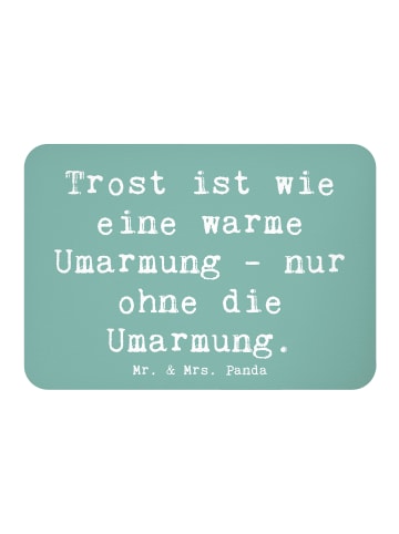 Mr. & Mrs. Panda Magnet Spruch Trost Umarmung mit Spruch in Meeresbrise