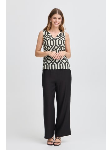 Fransa Ärmellose Bluse FRARIANA Regular fit in Whisper White Black