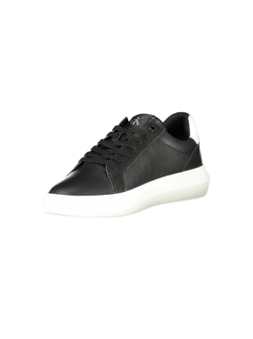 Calvin Klein Schwarze Leder-Sneaker