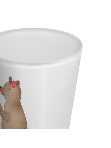 Mr. & Mrs. Panda Schnapsglas Bär Kind ohne Spruch in Transparent