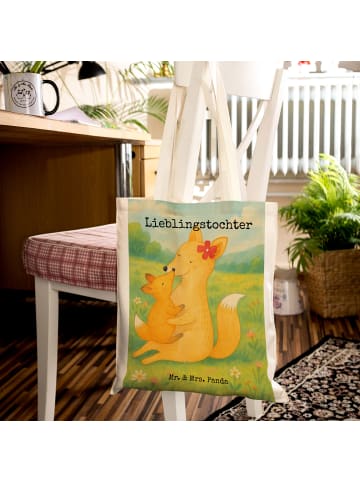 Mr. & Mrs. Panda Tasche Fuchs Mama Design mit Spruch in Weiß