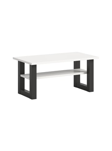xonox.home Couchtisch (B/H/T): 90x42x50 in weiß und grau