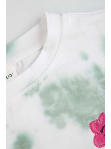 Coccodrillo T-Shirt mit kurzen Ärmeln in weiß