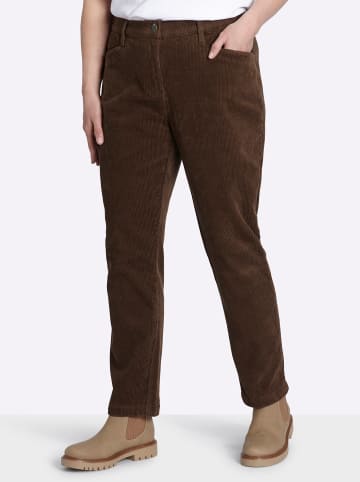sheego Cord-Hose in schoko